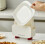 Spit Bone Dish Snack Plates with Stackable Base Food-Grade Plastic Dishes for Fruit Nuts Bones（White） 5