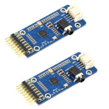 Waveshare WM8960 Stereo CODEC Audio Module /Record I2S/I2C Interface Onboard Class D Amplifier Headphone MIC Input 2 Pack