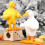 Resin Duck With Muscles - Compact Tabletop Art - Great Conversation Starter For Home（Yellow） 4
