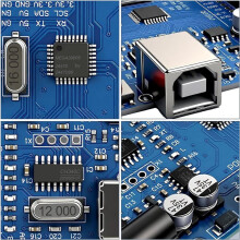 R3 Board ATmega328P with USB Cable for , Input Voltage 7-12V, 16MHZ,14 Digital 1/0 Pins Support PWM, SRAW 2KB