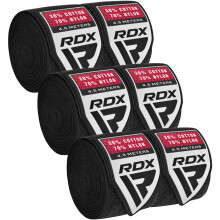 RDX Boxing Hand Wraps 4.5M / 180 Inches – Mexican Style Semi-Elastic MMA Inner Gloves - Wrist Support for Muay Thai, Kickboxing, BJJ, Karate - Thumb