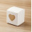 Heart-Shaped Snack Box Wedding Style 16Pcs White 5