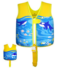 Kids Swimming Vest - Adjustable 8 Panel Buoyancy System - Comfort Soft Neoprene, Durable Construction - L