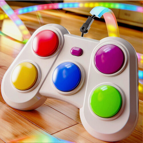Kids Reaction Speed Toy – Light Strip Challenge Game – for Color Learning 1