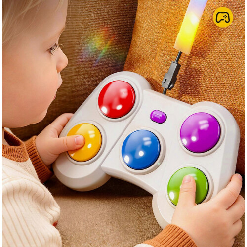 Kids Reaction Speed Toy – Light Strip Challenge Game – for Color Learning 2