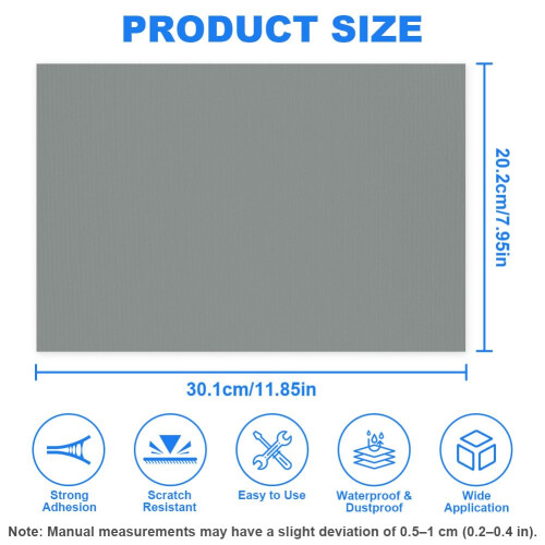 ANOMM 3pcs Canvas Repair Patch, 30x20cm Self-Adhesive Fabric Patch 1
