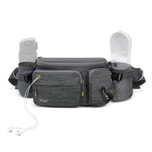TUDEQU Large Hiking Waist Pack | Dog Walking Fanny Pack | Bum Bag for Men