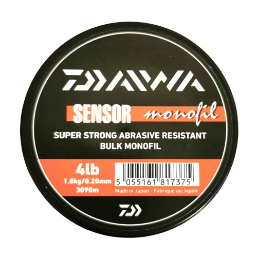 Daiwa DAIWA SENSOR BULK SPOOL COLOR - BROWN BREAKING STRAIN - 4lb