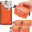 Deecam Emergency Sleeping Bag 4 Pack, Mylar Thermal Bivvy Bag for Camping 1