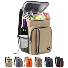 Bagtopia Camping Cooler Backpack 25 Cans, Leak Proof Soft Insulated Compartments Thermal Bag, Portable Lightweight Beach Travel Trip Picnic Lunch Bac