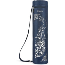 Gonex Yoga Mat Bag, Full-Zip Mat Carrier, Dark Blue