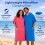 Adore Ladies Microfibre Changing Robe Poncho - Blue, S/M 3