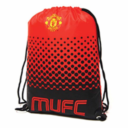 Manchester United Manchester United MUFC Children's Unisex Drawstring Bag, Red
