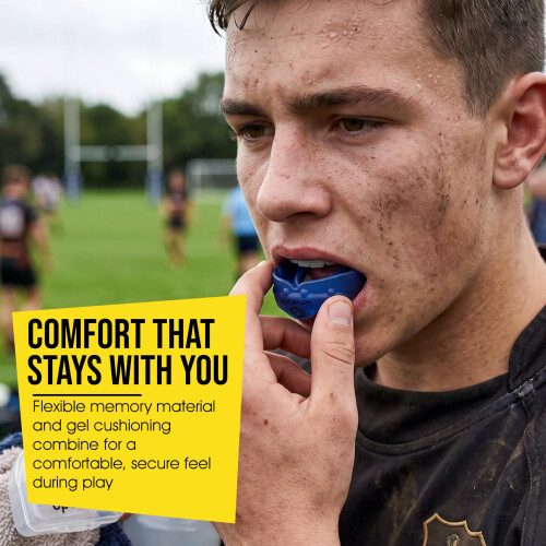 Optimum Optimum Matrix Mouthguard Gum Shield – Rugby Mouth Guard with Storage Case 2