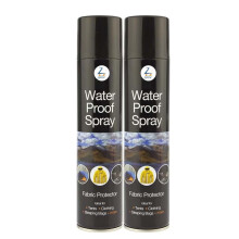 ZOPPER 2 x 300ml Water Proof Spray Fabric Protector & Water Repellent for Tents, Clothing, Boots, Jackets, Umbrellas, Gear – Rain & Stain Protection