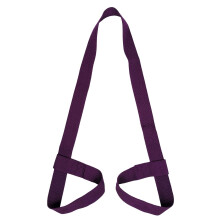 Riarbronee Yoga Mat Carrying Strap Sling,Adjustable Loops for all Mat Sizes(Mat not included) (Purple)