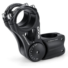 CXWXC Adjustable MTB Stem 31.8mm 70 Degree - 90/110/130/145mm Bike Stem Riser for Handlebar - Aluminum Alloy Mountain Bike Handlebar Riser Extender f