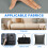 ANOMM 3pcs Canvas Repair Patch, 30x20cm Self-Adhesive Fabric Patch 6