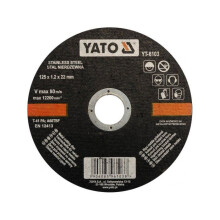 Leikkuulevy - YATO - YT-6103 - 125 x 1,2 x 22 mm - Hartsisite - Lasikuituvahvistettu
