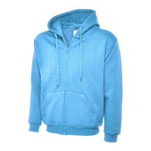 Adults Classic Full Zip Hooded Sweatshirt