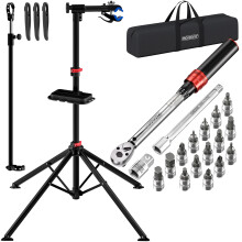 MONZANA Bike Repair Stand 30 kg Capacity with 1/4' Drive Torque Wrench Set