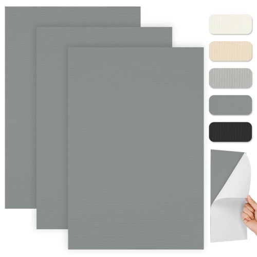 ANOMM 3pcs Canvas Repair Patch, 30x20cm Self-Adhesive Fabric Patch