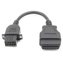 Voor Vocom OBDII 16-Pins Naar 8-Pins Kabelconnector voor 8-Pins Vrachtwagen OBD-Adapterconnectoren OBD 2 OBDII-Scanner