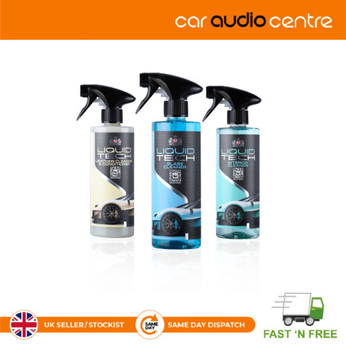 Liquid Tech Interior Detailing Pack: Glass, Interior, Leather All You Need!