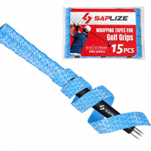 SAPLIZE Golf Grip Wrapping Tapes, 3-Pack Tacky PU Overgrip Tapes, New Regripping Solution for Golf Club Grips, Blue