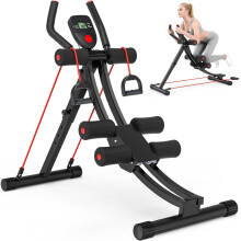 Ab Machine, Adjustable Ab Workout Equipment for Home Gym, Foldable Ab Trainer Machine, Strength Training Exercise Equipment, Core & Ab Trainer Machin