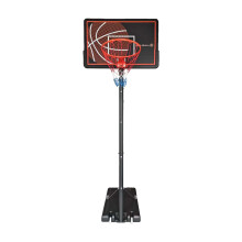 Bee-Ball Portable Basketball Hoop & Stand (Up to10ft) | Full NBA Height | Shatter-Resistant Backboard | Outdoor Free Standing System for Kids and Adu