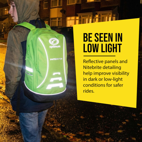 Optimum Optimum Nitebrite Hi Vis Waterproof Cycling Backpack 25L 2