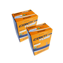 2 x Continental MTB 27.5 Mountain Bike inner tube Schrader Valve 650B,Black