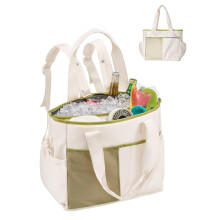 Odoland 26L Large Insulated Cooler Bag Shopping Carry Bag for Women