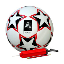Aspect Football, Size 5 Football with Pump, Durable & Lightweight Training Soccer Ball, Outdoor Match & Practice Ball, football gifts for boys
