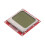 2X RED Board 84X48 5110 LCD Module with Backlight with Adapter PCB LCD5110 3