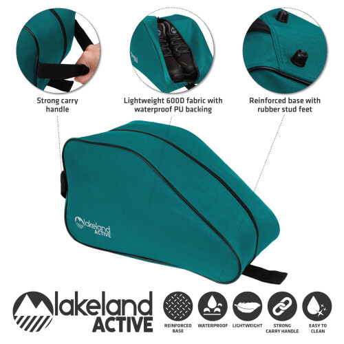 Lakeland Active Mosedale Waterproof Walking Boot Bag - Teal 1