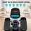 Under Desk Elliptical Machine, Seated Pedal Exerciser with Remote Control 4