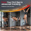 SPORTSROYALS Adjustable Dip Bar Station, Parallel Bars for Home Training 5