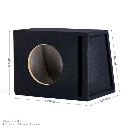 In Phase BX10PL 10" Slot Ported Subwoofer Enclosure 2