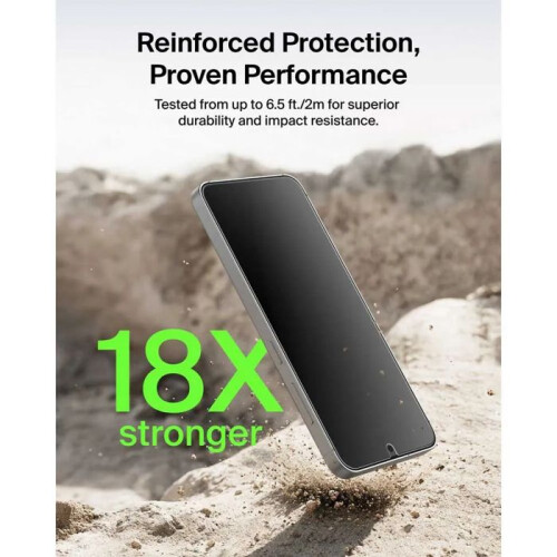 Belkin Protector de pantalla Belkin Titan SmartShield Glass Transparente 2
