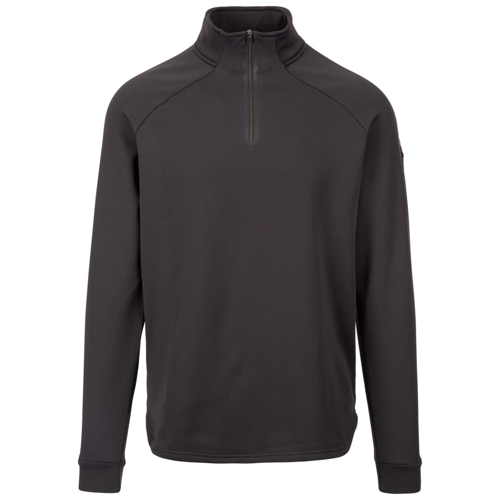 Trespass Men's Black Damian Dlx Top In | Size: Large - Image 2