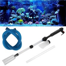 Automatischer Aquarienkiesreiniger & Saugpumpe - Wasserwechsler & Müheloser Wasserwechsel und Sandreinigung (EU-Stecker)