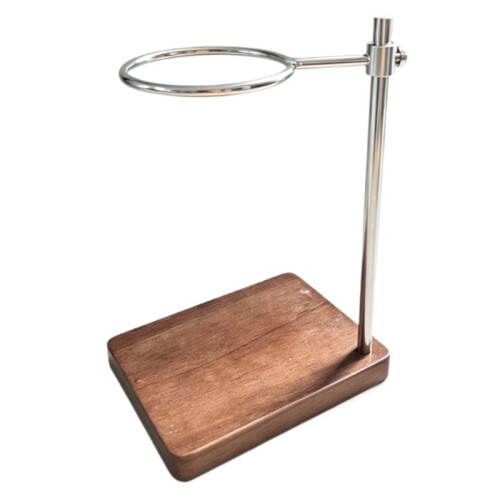Adjustable Pour over Coffee Stand Set - Solid Wood Dripper Holder for Home Brewing, Drip Filter Coffee Maker Kit 1