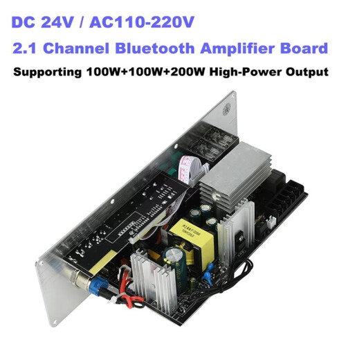 2.1 Channel  Amplifier Board D2000 400W Total Power TPA3221 Chip Multi-Input Support for Audio System US Plug 2