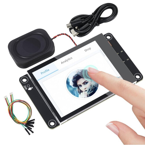 Tela ESP32 ESP32-S3 CYD de 2,8 Polegadas com Resolução de 240x320 e Tecnologia IPS Touch Screen, Microcontrolador Dual-Core de 32 Bits e 240 MHz com 2