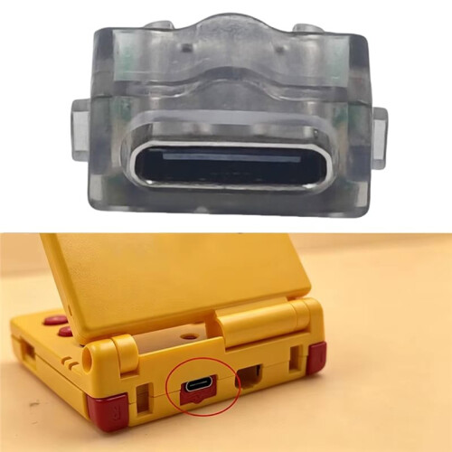 Modification Du Port de Chargement USB-C pour Game Boy Advance SP ( SP) - Solution de Chargement Rapide de Type C B 2