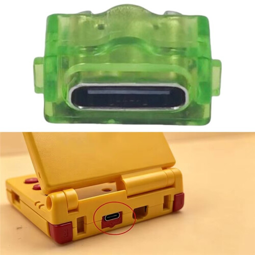 USB-C Charging Port Mod for  SP Game Boy Advance SP Type-C Upgrade Fast Charging Easy Installation A 1