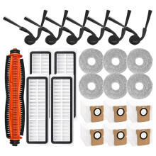 Compatible with Mijia 5 Pro / OV21GL Replacement Anti- Roller Brush Side Brush Filter Mop Cloth Dust Bag Parts