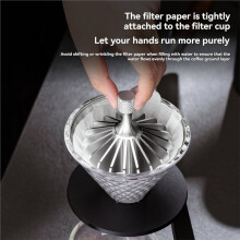 All-Metal Filter Paper Presser for & Basket Filters Food-Grade Aluminum Pour over Coffee Tool